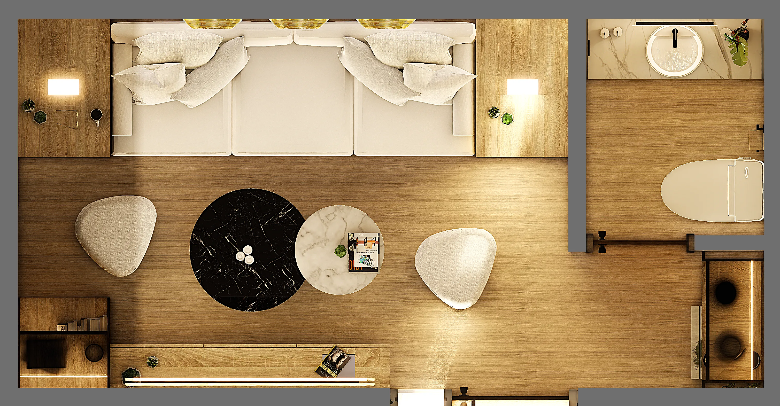 Lounge cube interior